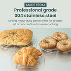 Ultra Cuisine 3 Set Round Cooling Racks - Image 6