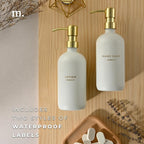 MaisoNovo Soap Dispenser 2-Piece Set | 16.9oz Clear Bottles - Image 6