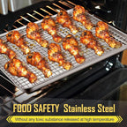 16 Inch Baking Sheet Pan with Cooling Rack Set, Joyfair Stainless Steel Toaster - Image 6