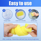 DECOHS 2 Pcs Bug Scrubber Sponge- Reusable Car Bug & Tar Remover Sponge- Car - Image 3