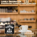 Coffee Bar 24-Hour Open Decor Signs, Coffee Station Accessories, Themed Gifts - Image 5