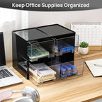 Vtopmart Black Small Stackable Storage Drawers, Cologne Organizer - Image 5