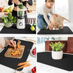 WISELIFE Dish Drying Mat Super Absorbent Drying Mat Large Dish Drying Mats - Image 6