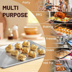 BIEAMA 6 Pack Quarter Size 13" × 10" Baking Sheet Pan Aluminum Commercial - Image 9