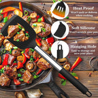 TeamFar Kitchen Utensils Set of 8, Silicone Utensils Kitchen Tools Set - Image 3