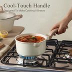 CAROTE 1.5Qt & 3.0Qt Sauce Pan Sets - Image 6