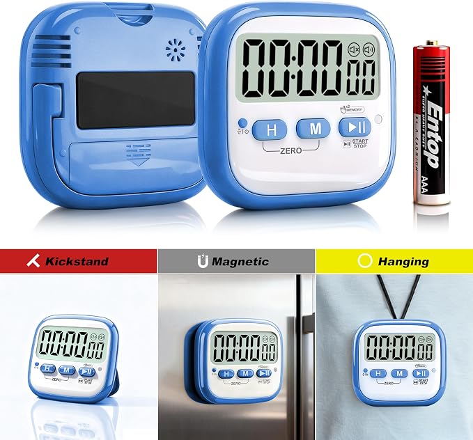 AyayaBoss 2-Pack Magnetic Kitchen Timers - Image 6