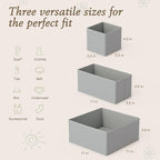 Criusia Drawer Organizers 18-Piece Set, Dresser Organizer - Image 2