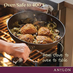 Anolon Advanced Home Hard Anodized Nonstick Deep Frying Skillet - Image 3