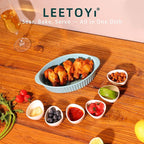 LEETOYI Porcelain Small Oval Au Gratin Pans, Baking Dish Set - Image 2