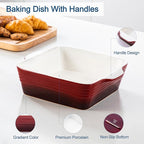 LOVECASA 8x8 inch Baking Pan, 2 Quart Square Cake Pan Baking Dish - Image 8