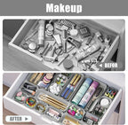 18 pcs Desk Drawer Organizer Tray, Stackable Organizer Containers - Image 8