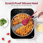 Silicone Kitchen Cooking Utensil Set: U-Taste High Heat Resistant 13.6in Long - Image 4