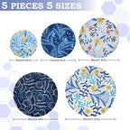 5-Size Reusable Beeswax Bowl Covers - Image 2