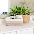 NaturalCozy 13.5”x8.5”x5.5” Storage Baskets - Image 5
