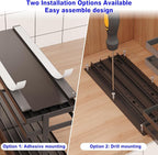 Mustorn 2 Pack Pull Out Spice Rack Organizer - Image 7