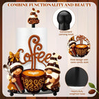 Thyle Coffee Gnomes Bar Decor Paper Towel Holder - Image 3