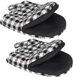 1 Pair Short Oven Mitts by Qulable