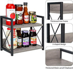 Giikin Countertop Shelf Organizer, 2 Tier Kitchen Spice Rack - Image 6