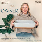 Mora 9x13in Porcelain Baking Dish - Image 3
