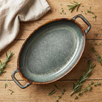 9" x 6" Porcelain Oval Casserole Dishes, 2 pieces Baking Dish - Image 6