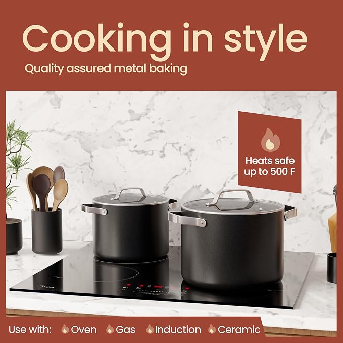 Bakken 5 Quart Ceramic Coated Stock Pot - Image 3