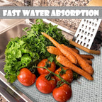 2 Pack Microfiber Dish Drying Mat, 24 x 17 inch Super Absorbent Drying Pad - Image 6