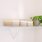 NaturalCozy 11.8"x8"x4.5” Storage Baskets - Image 8
