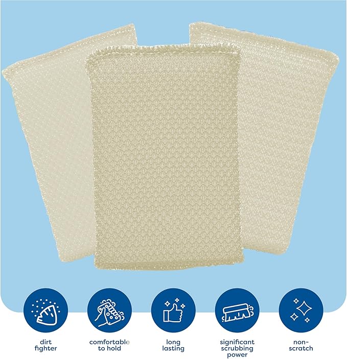 12 Pack Scrub Sponges Kitchen by SCRUBIT, Non-Scratch Cleaning Sponges - Image 3