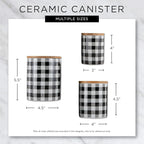 DII Kitchen Accessories Retro Collection Ceramics, Canister Set, 3 Piece - Image 9