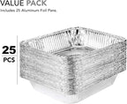 Stock Your Home Aluminum 9x13 Disposable Foil – Half Size Deep Steam Table - Image 3