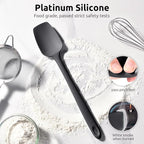 U-Taste Extra-Long 600ºF Heat Resistant Spatula Spoon: 14" Silicone Spoonula - Image 3