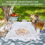 ZMCINER 7 Pack Food Covers for Outdoors Mesh Screen Include Food Tents 1 Extra - Image 3