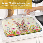 Easter Dish Drying Mat for Kitchen Counter Spring Easter Holiday Dish Drying - Image 7