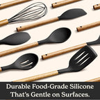 Country Kitchen Non Stick Silicone Utensil Set - Image 4