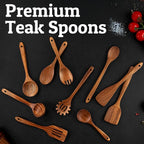 PriorityChef Premium Teak Wooden Spoon - Image 7