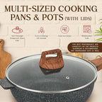 Bakken-Swiss 14-Piece Kitchen Cookware Set – Granite Non-Stick – Eco-Friendly – - Image 4