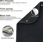 2-Pack Black Dish Drying Mats 20" x 15" – XL Dish Drying Mats - Image 4