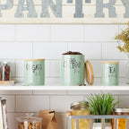 DII Kitchen Accessories Retro Collection Ceramics, Canister Set, 3 Piece - Image 5