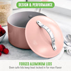 GreenLife 10-Piece Nonstick Ceramic Cookware Set, Lightweight Healthy PFAS-Free - Image 5