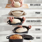 KooK Dutch Oven, for Bread Baking, Sourdough Loaf Pan, - Image 7