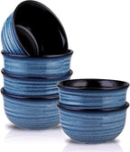 Hasense Cereal Bowl Set of 6, 20 Ounces Ceramic Soup Bowls Set by Hasense