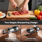 Electric Knife Sharpener, Professional Kitchen Knife Sharpener - Image 4