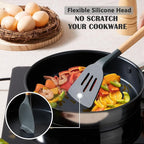 E-far Silicone Cooking Utensils Set, 5-Piece Kitchen Utensils Set - Image 4