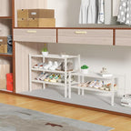 ROMGUAR CRAFT 3 Tier Bamboo Shoe Rack - Image 4