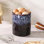Ceramic Utensil Holder, Large 7.3" Ceramic Kitchen Utensil Crock, Handmade - Image 4
