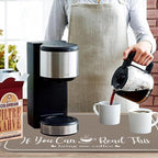 Coffee Bar Mat for Countertops 23inx15in, Absorbent Hide Stain Anti-Slip Cafe - Image 4