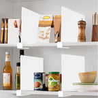HBlife 6 Pcs White Acrylic Shelf Dividers, Vertical Purse Organizer - Image 7