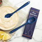 HOTEC 446°F Heat Resistant Silicone Cooking Spoon Spatula, BPA Free Large - Image 7