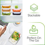 PrepNaturals 8 Pack 36 Oz Glass Meal Prep Containers - Image 6